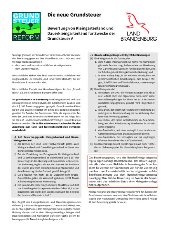 Bild vergrößern (Bild: Merkblatt für Kleingärten und Dauerkleingärten)